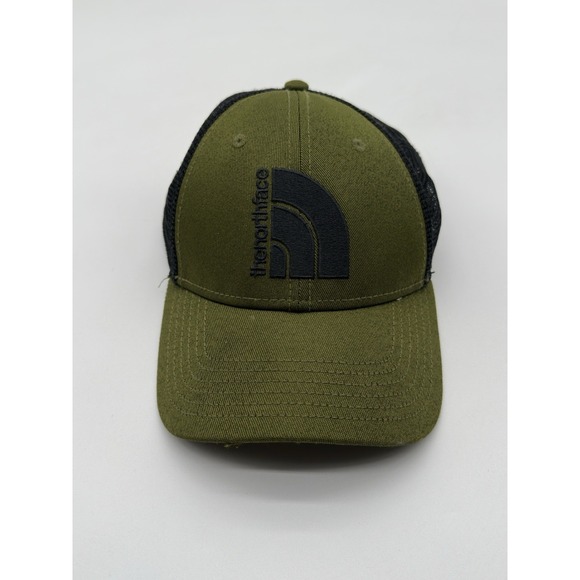 THE NORTH FACE TRUCKER HAT GREEN / BLACK CBT518448 - Picture 1 of 7